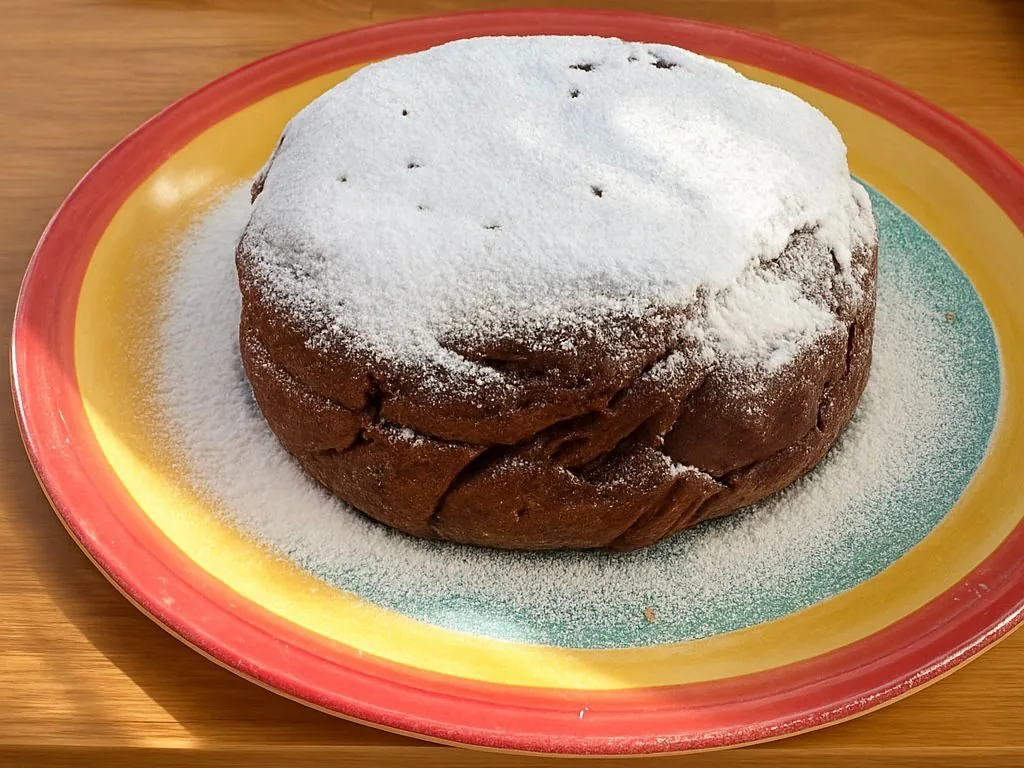 Torta di albumi e cacao