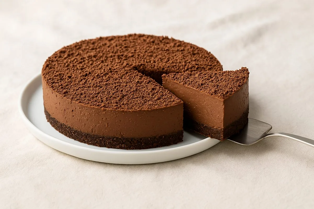 Torta fredda al cioccolato