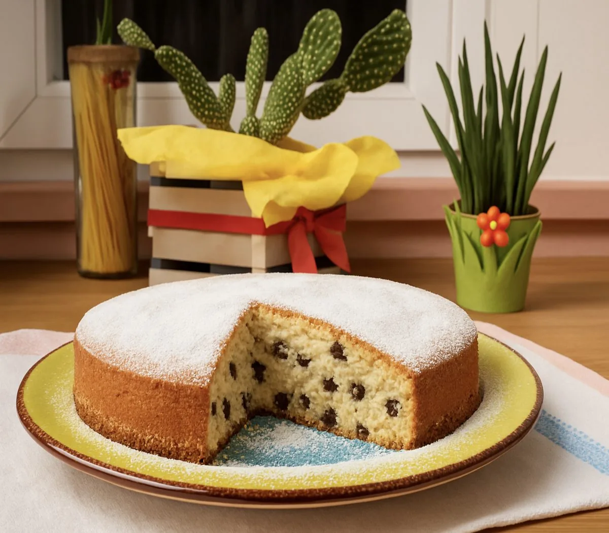 Torta soffice al latte di cocco